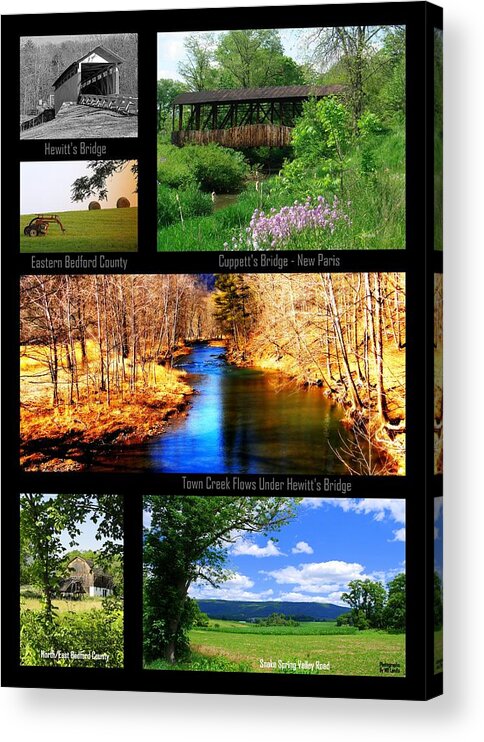 Pa In Bedford County Acrylic Print featuring the photograph Rural Bedford County by Mary Beth Landis