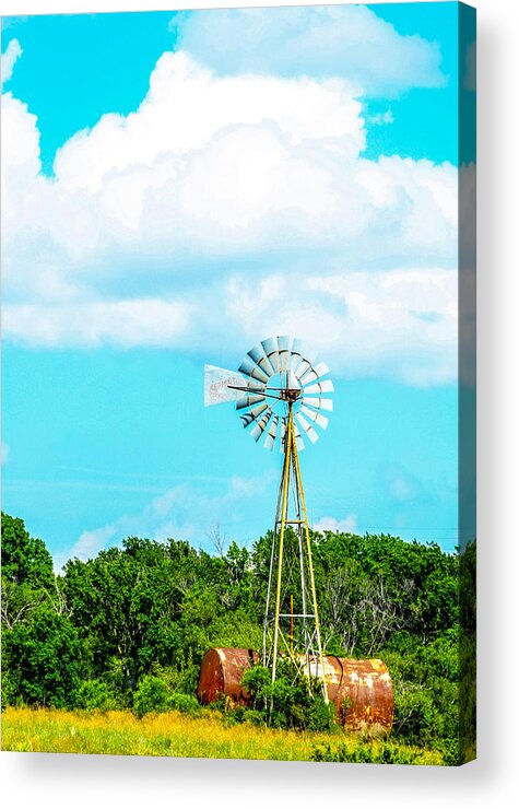 Nature Acrylic Print featuring the photograph Rural Texas by Toma Caul