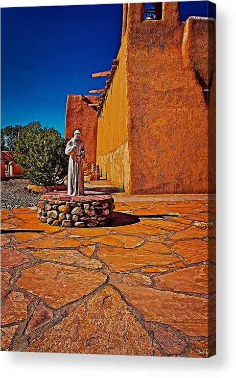 Adobe Acrylic Print featuring the photograph Saint Francis by Charles Muhle