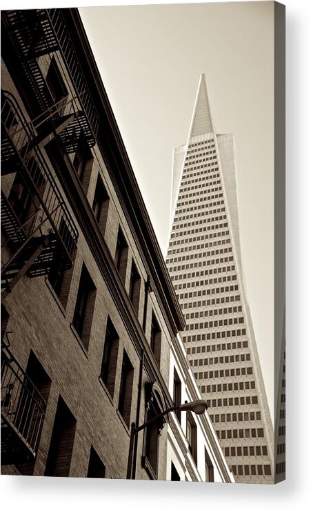 San Francisco Acrylic Print featuring the photograph San Francisco Angles by Eric Tressler