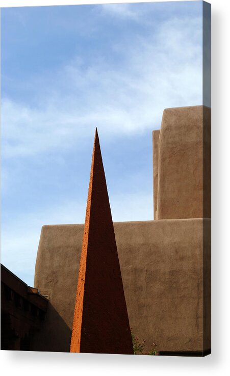 Architecture Acrylic Print featuring the photograph Santa Fe Pyramid by Glory Ann Penington
