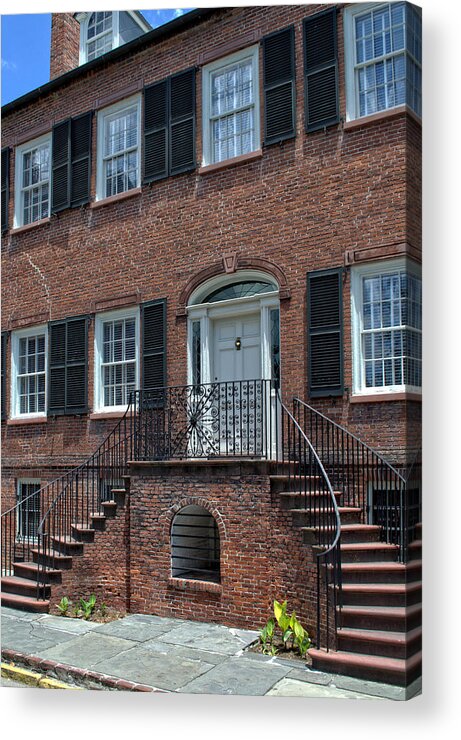 Isaiah Davenport House Acrylic Print featuring the photograph Savannah's Davenport House by Greg and Chrystal Mimbs