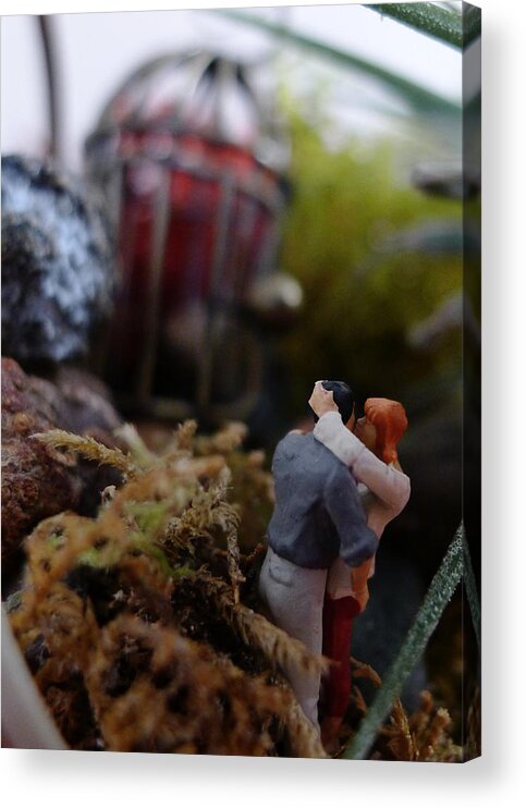 Secret Acrylic Print featuring the photograph Small World - Alone Together by Richard Reeve