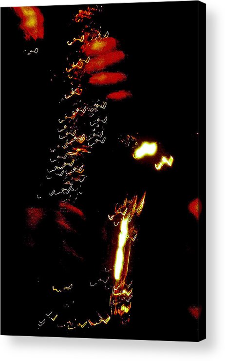 Abstract Acrylic Print featuring the photograph Sonny by Michael Nowotny
