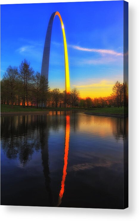 St. Acrylic Print featuring the photograph St. Loius Arch by Bill Frische