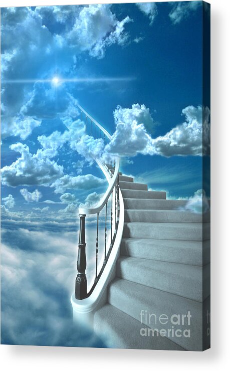 Stairway To Heaven Acrylic Print By Mike Agliolo