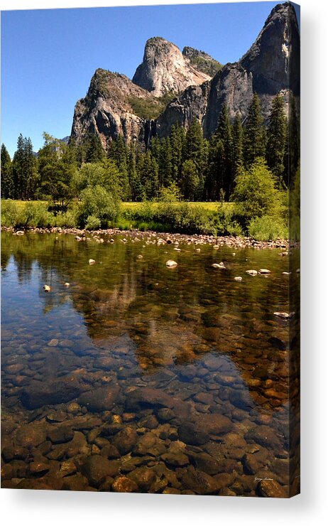 Stream Acrylic Print featuring the photograph The Beauty Of Yosemite by George Bostian