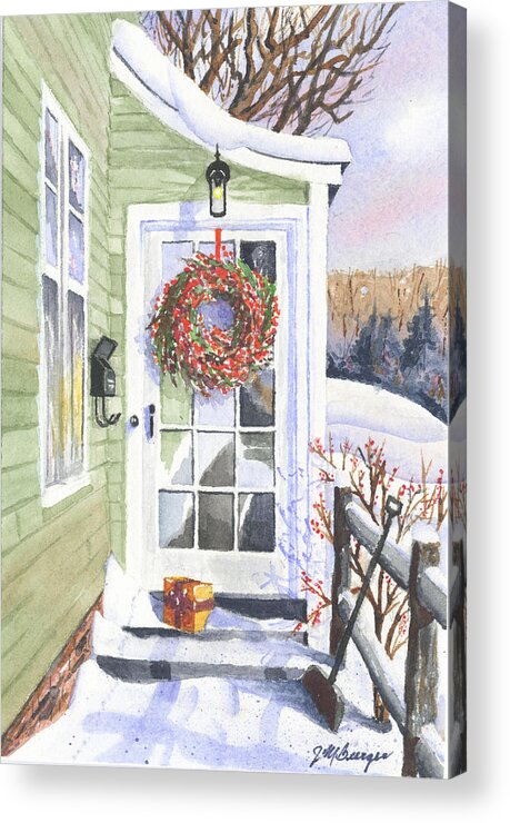 Entrance Acrylic Print featuring the painting The Gift by Joseph Burger