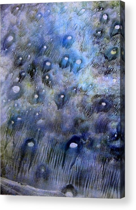 Rapture Acrylic Print featuring the mixed media The Rapture by Kathleen Luther