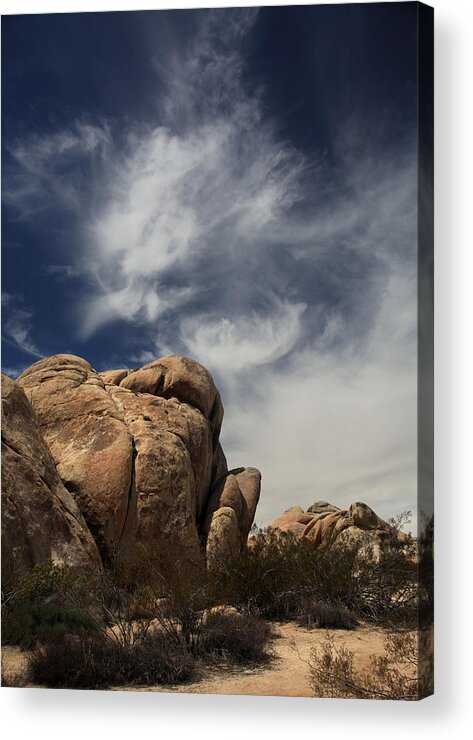 Joshua Tree National Park Acrylic Print featuring the photograph The Reclining Woman by Laurie Search