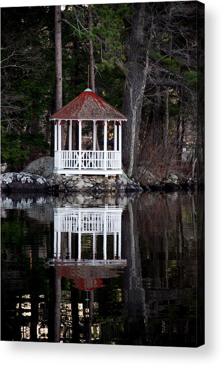 Gazebo Acrylic Print featuring the photograph The Summer House by Skip Willits