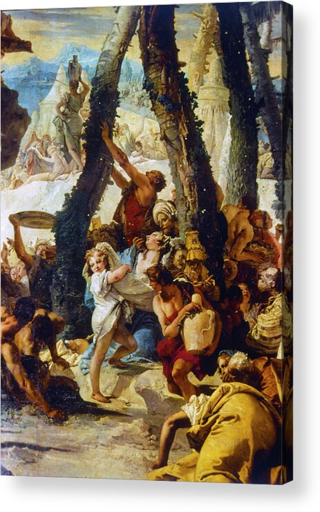 1740 Acrylic Print featuring the painting Tiepolo Manna, C1741 by Granger