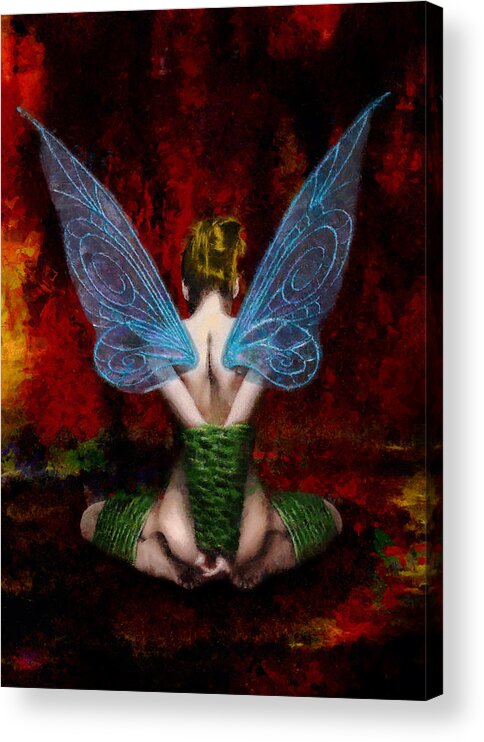 Tink Acrylic Print featuring the painting Tink's Fetish by Christopher Lane