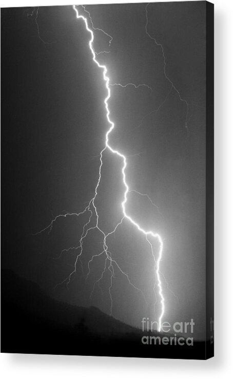 Storm Acrylic Print featuring the photograph Touch And Go by J L Woody Wooden