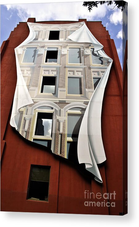 Buildings Acrylic Print featuring the photograph Trompe l oeil by PatriZio M Busnel