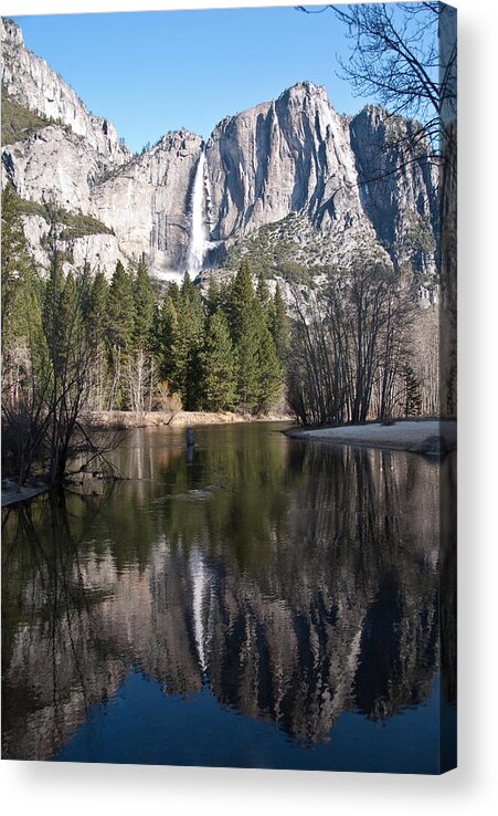 Upper Yosemite Fall Acrylic Print featuring the photograph Upper Yosemite Fall by Shane Kelly