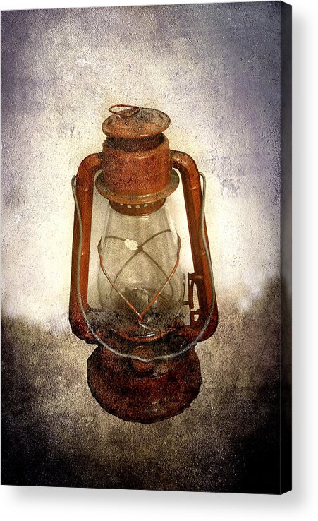 Lantern Acrylic Print featuring the photograph Vintage Lantern by Judy Hall-Folde