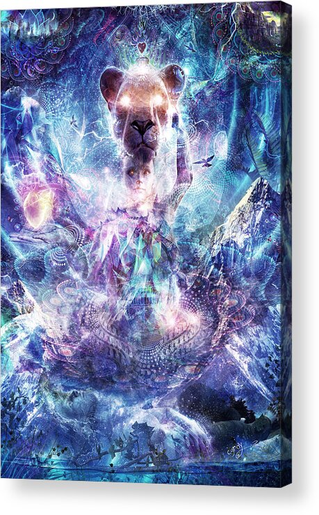 Cameron Gray Acrylic Print featuring the digital art When We Find The Lost We Find The Grateful by Cameron Gray