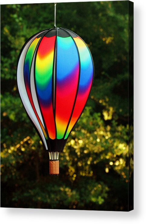 Wind Acrylic Print featuring the photograph Wind Catcher Balloon by Farol Tomson