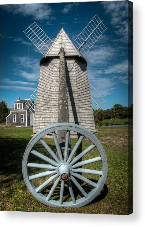 Windmill Acrylic Print featuring the photograph Windmill by Fred LeBlanc