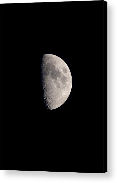 Moon Acrylic Print featuring the photograph Winter Moon by John Black
