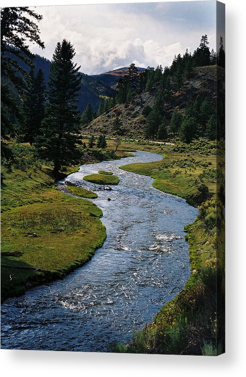 Costilla Creek Acrylic Print featuring the photograph Costilla Creek In Fall by Ron Weathers