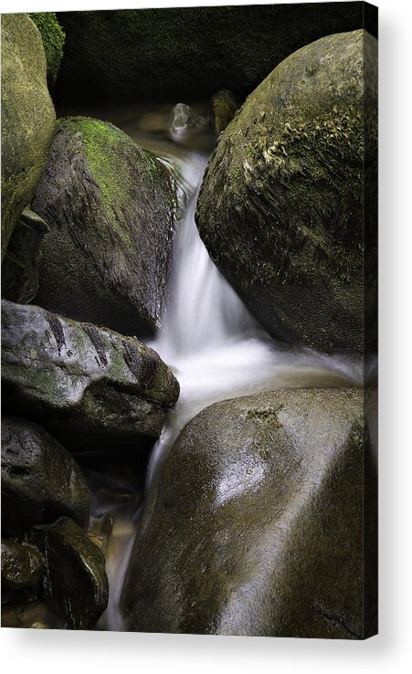 Arkansas Acrylic Print featuring the photograph 0706-0138 Smith Creek Rocks by Randy Forrester