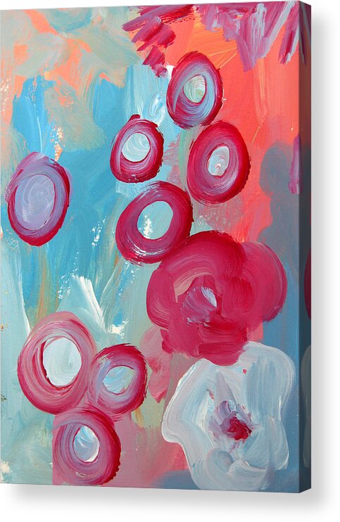 Abstract Art Acrylic Print featuring the painting Abstract VIII by Patricia Awapara