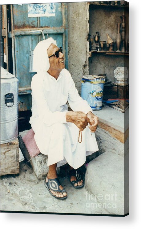 A Man At Work Acrylic Print featuring the photograph A Day at the Office by Dean Robinson