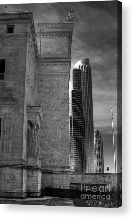 Hdr Acrylic Print featuring the photograph Architectural Evolution by David Bearden