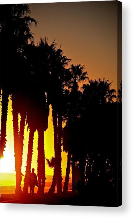 Sunset Beach Acrylic Print featuring the photograph Beach Sunset by Liz Vernand