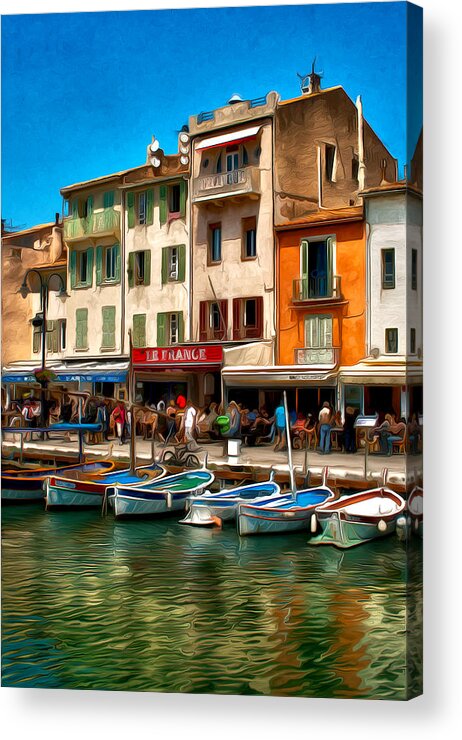 France Acrylic Print featuring the photograph Cassis France by Jim Painter