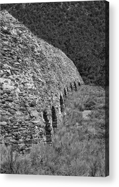 Charcoal Acrylic Print featuring the photograph Charcoal Kilns by Betty Depee