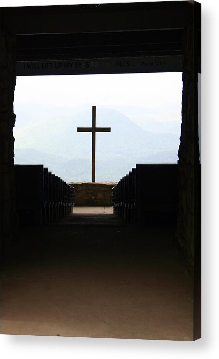 Pretty Place Acrylic Print featuring the photograph Cross 1 by Kelly Hazel