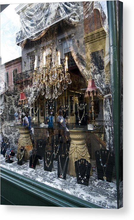 French Quarter Acrylic Print featuring the photograph French Quarter Reflections by Bourbon Street