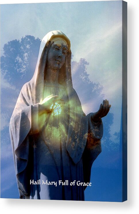 Religious Acrylic Print featuring the photograph Full of Grace by Rick Rauzi