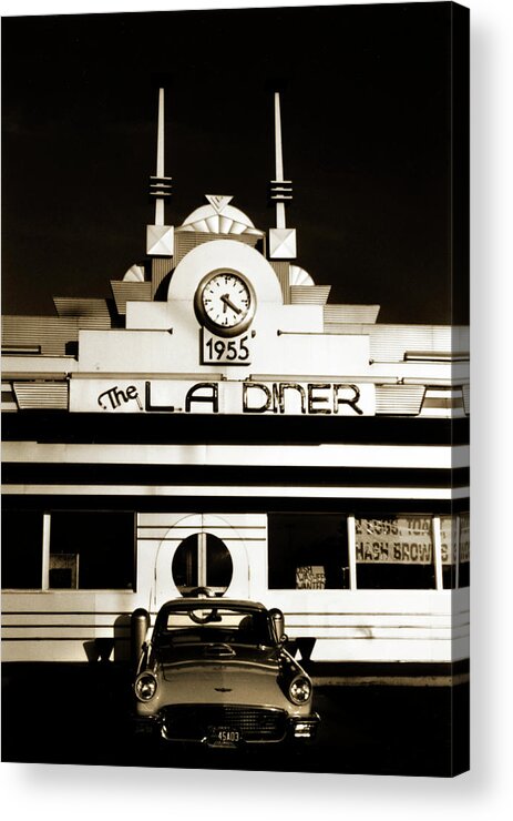 Diner Acrylic Print featuring the photograph LA Diner by Marilyn Hunt