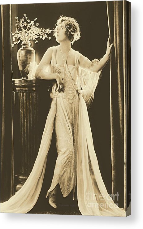Marion Davies Acrylic Print featuring the photograph Marion Davies by Padre Art