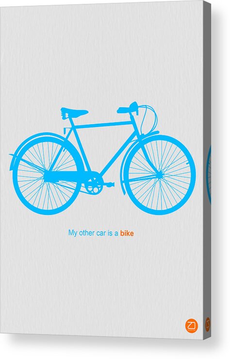  Acrylic Print featuring the photograph My Other Car Is A Bike by Naxart Studio