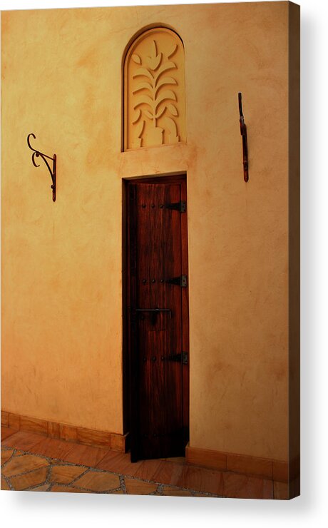 Entrance Acrylic Print featuring the photograph Old Door by Radoslav Nedelchev