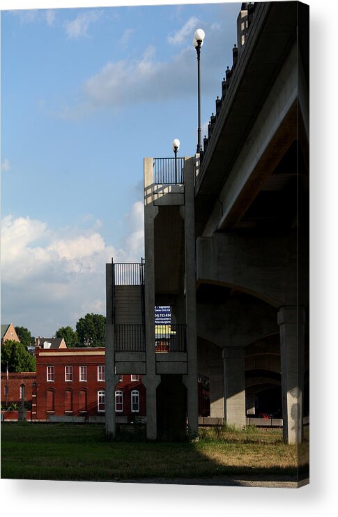 Landscape Acrylic Print featuring the photograph Old Town by Karen Harrison Brown