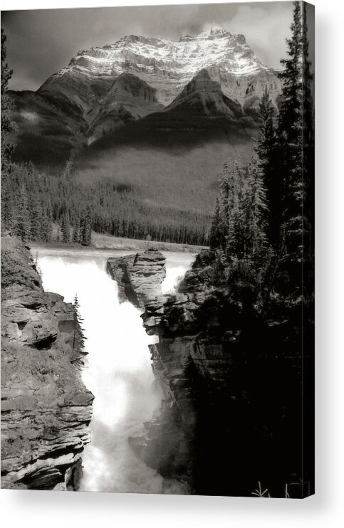  Landscape Acrylic Print featuring the photograph River Fall part 1 by Bombelkie - Marcin and Dawid Witukiewicz