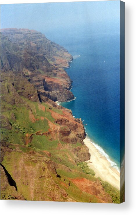 Hawaii Photographs Acrylic Print featuring the photograph Shinning Seashore by C Sitton