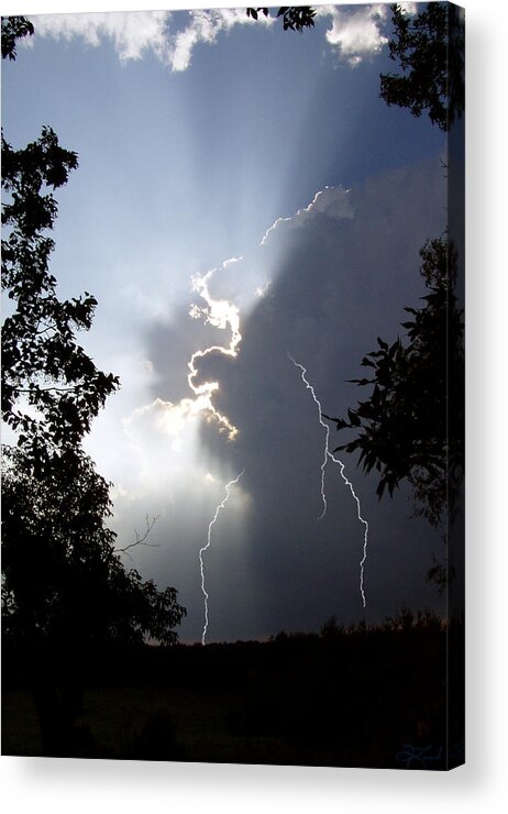 Storm Acrylic Print featuring the photograph Storm's Edge by Jon Lord