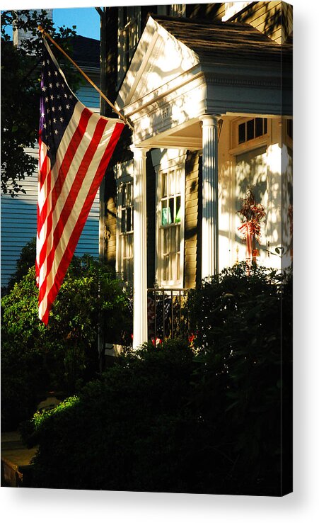 Bristol Acrylic Print featuring the photograph Americana #1 by James Kirkikis