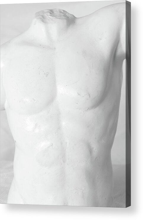 Aged Acrylic Print featuring the sculpture Body Sculpture #1 by Prasert Chiangsakul