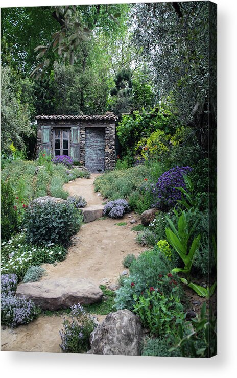 Chelsea Acrylic Print featuring the photograph Garden Cottage #1 by Ross Henton