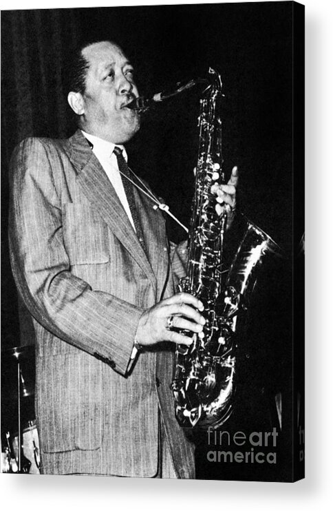 1950s Acrylic Print featuring the photograph Lester Young by Granger