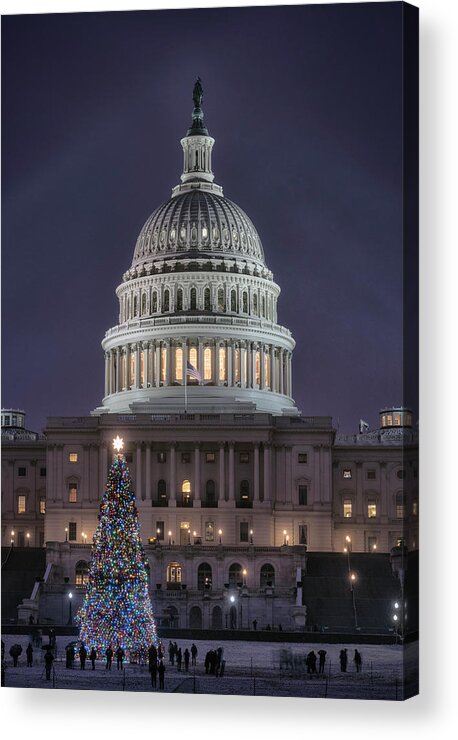 Washington Dc Acrylic Print featuring the photograph Lights #2 by Robert Fawcett