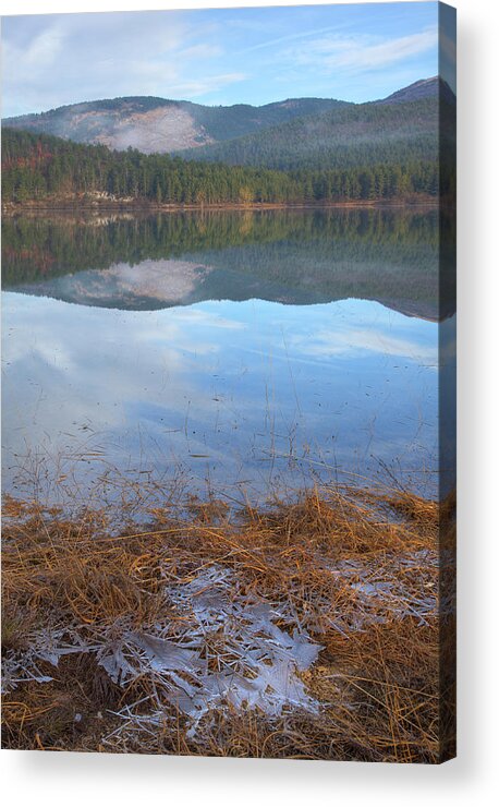 Seasonal Acrylic Print featuring the photograph Palsko Lake #16 by Ian Middleton